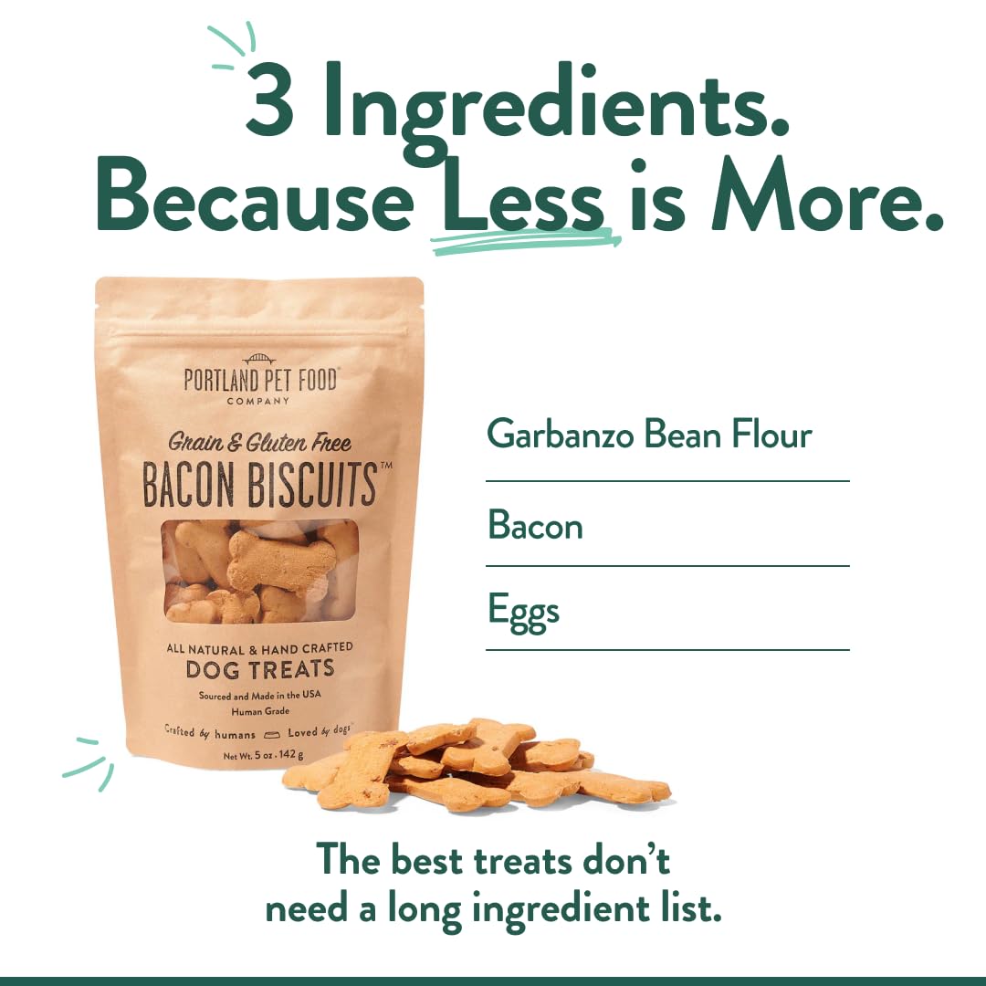 CRAFTED BY HUMANS LOVED BY DOGS friandises-chiens-au-bacon-gourmands: parfaite pour l'entraînement.