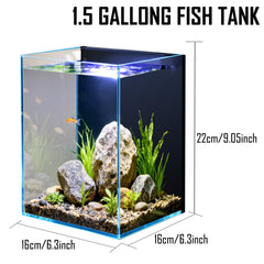 Dimensions compactes du Craftsboys nano 1,5 gallon pour bureau et étagère.