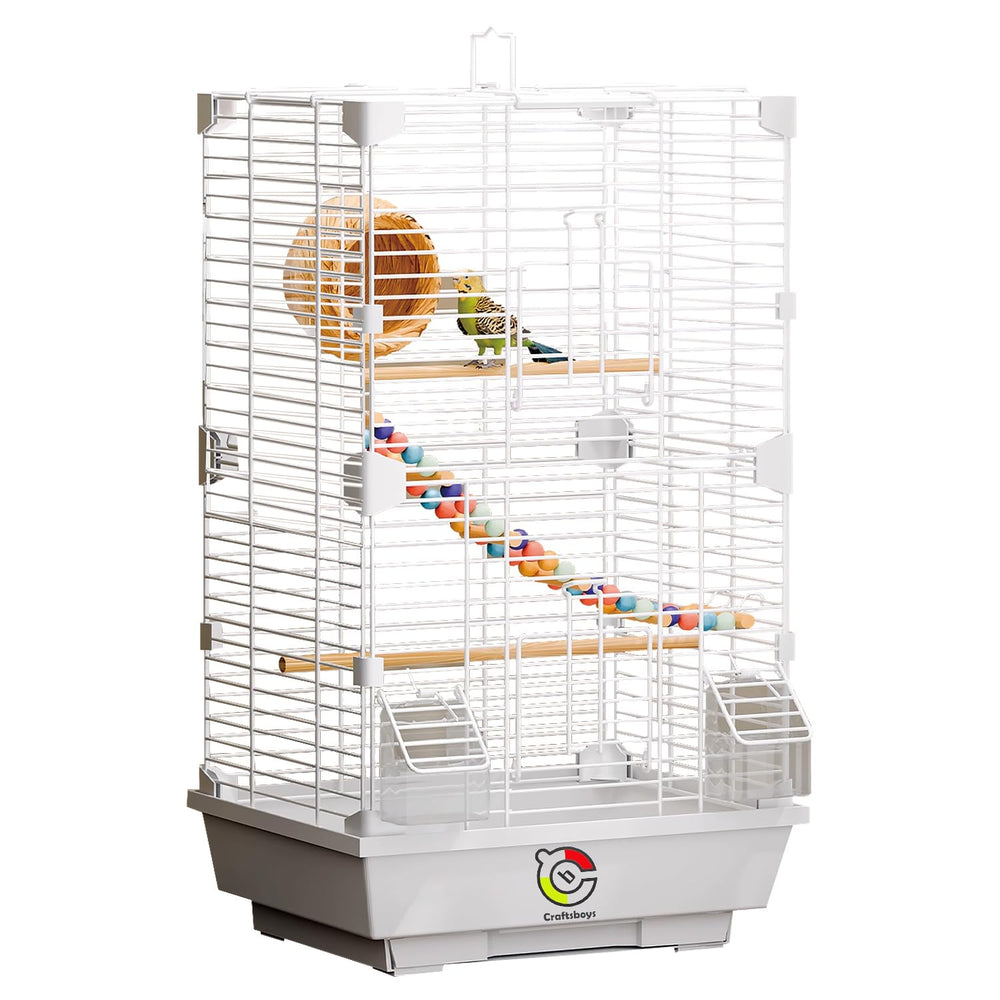 Craftsboys Cage à oiseaux Basic – aperçu du cadre spacieux pour le séjour.