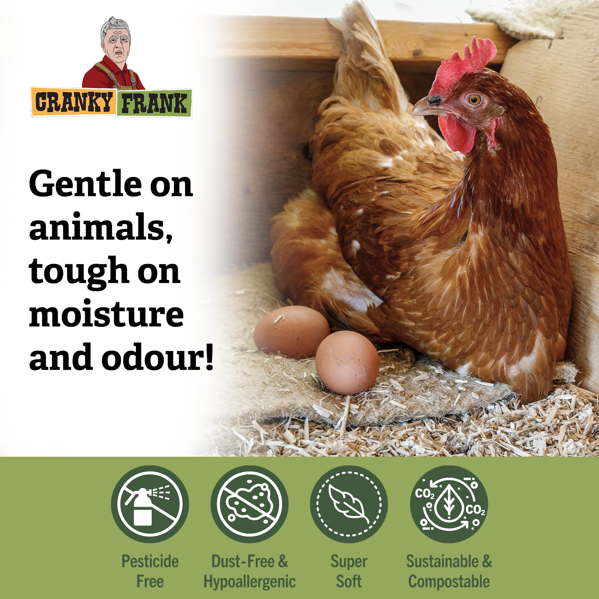 Cranky Frank Chanvre Fibres Douces: confort naturel pour vos compagnons.