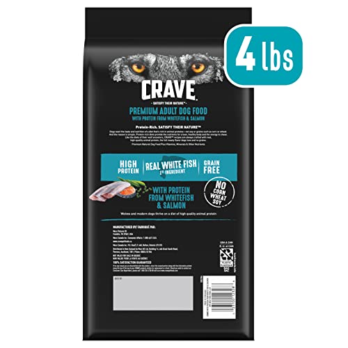 CRAVE aliments à haute protéine 34% pour chien.