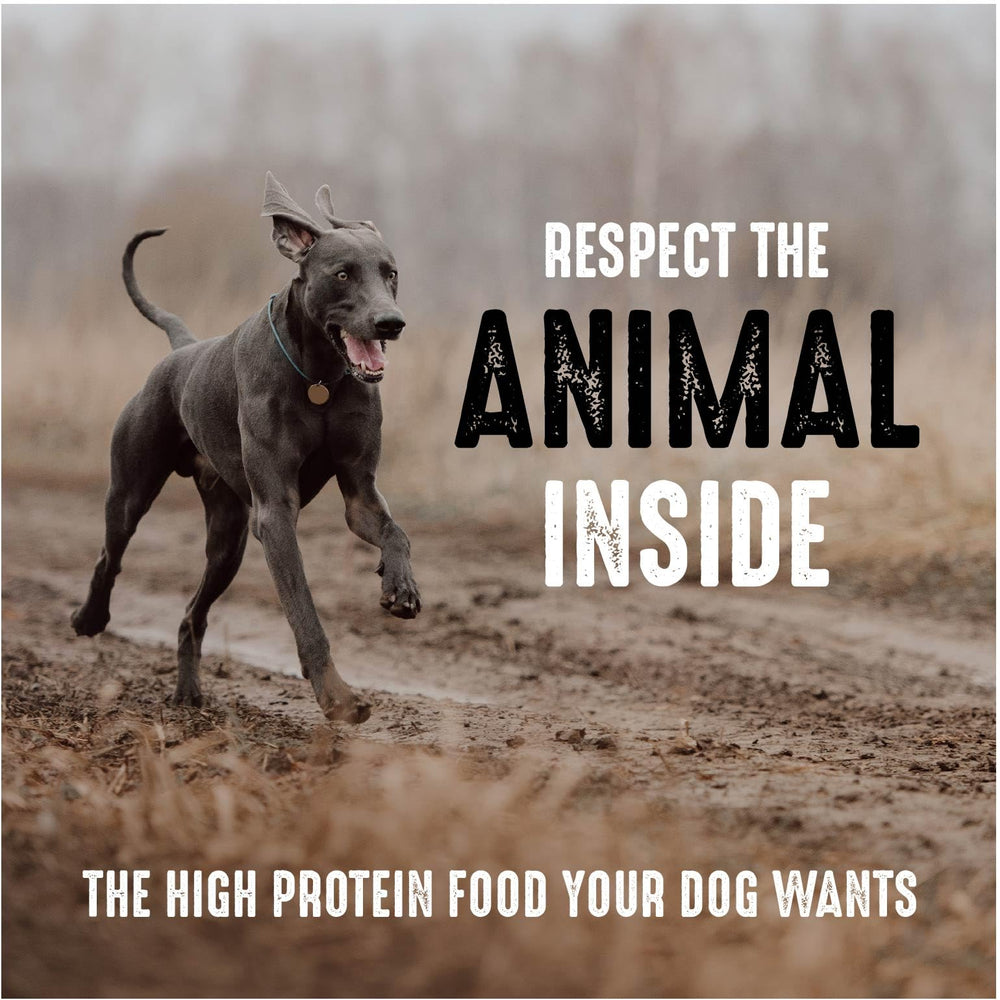 Sans poudre de sous-produit de poulet dans CRAVE boeuf pour chien adulte.