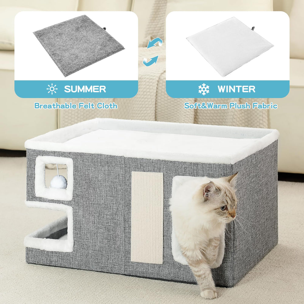 Crispedia grattoir sisal balle peluche: divertissement et protection des meubles.