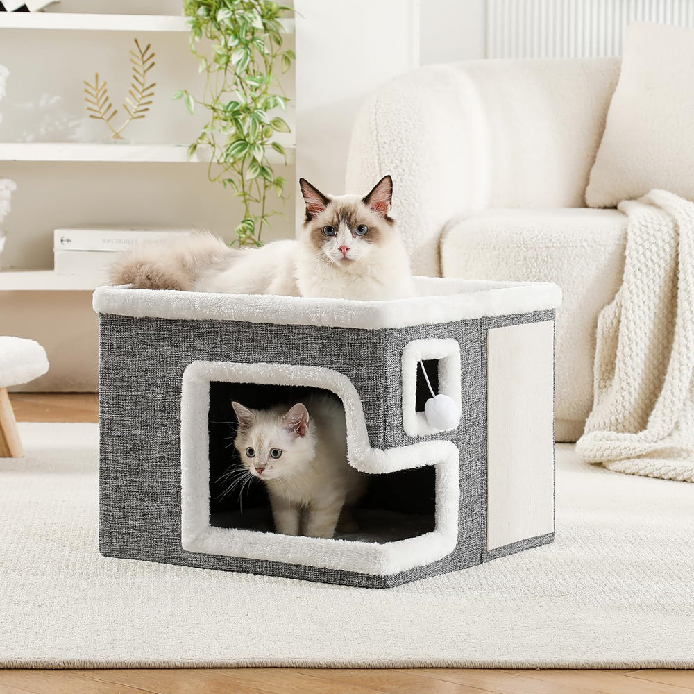 Crispedia habitat chat grand format idéal pour plusieurs chats.