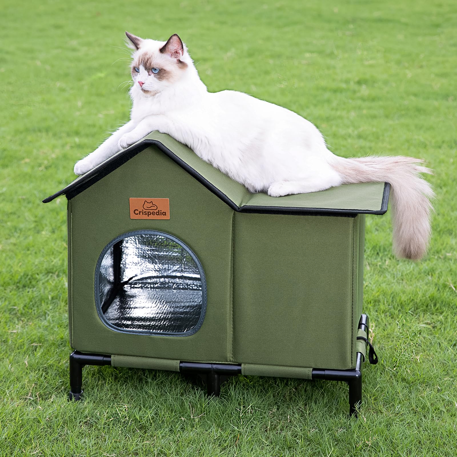 Crispedia toit amovible chat protege: nettoyage rapide et entretien facile.