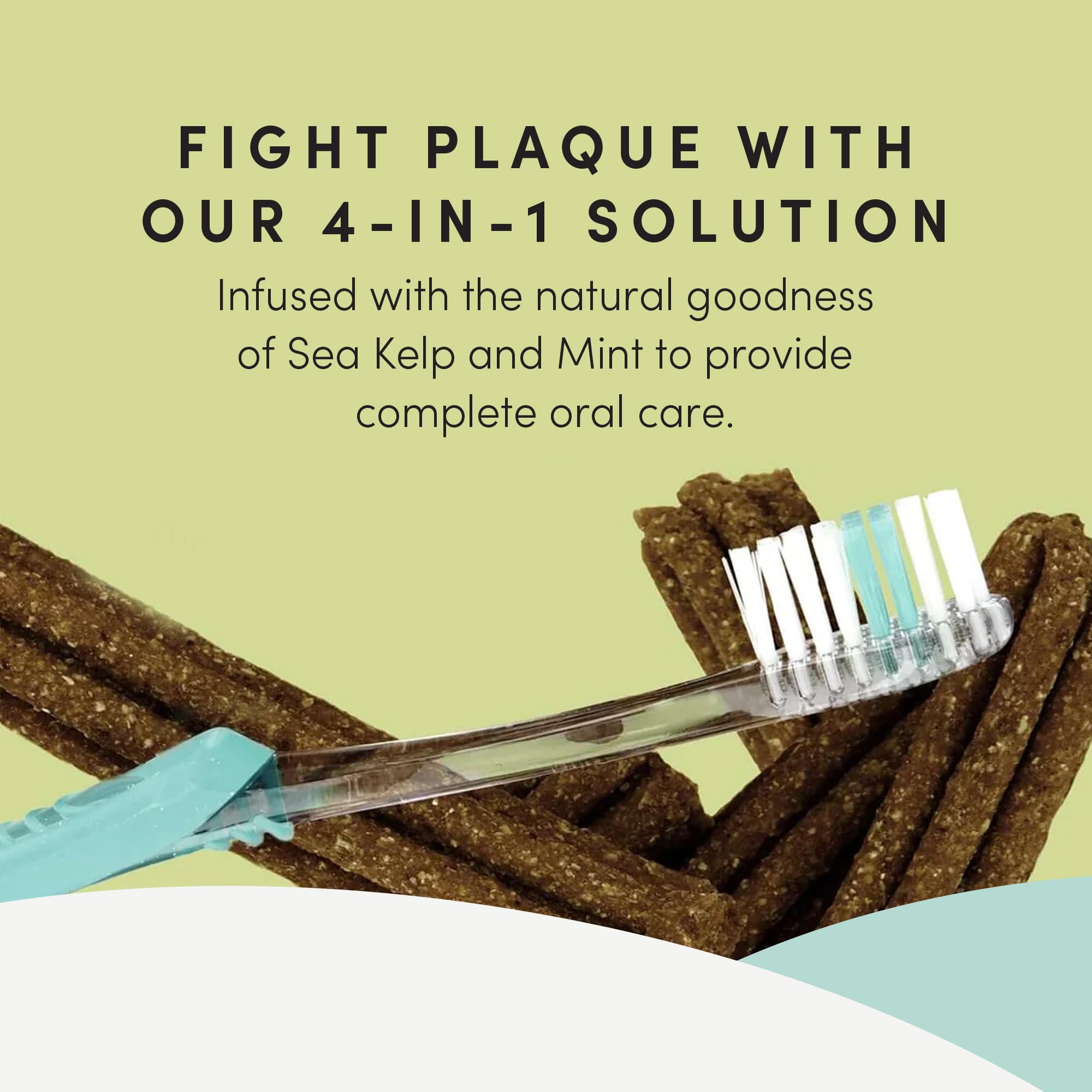 Crumps’ Naturals Plaque Busters Avancée avec algues marines et menthe pour haleine plus fraîche