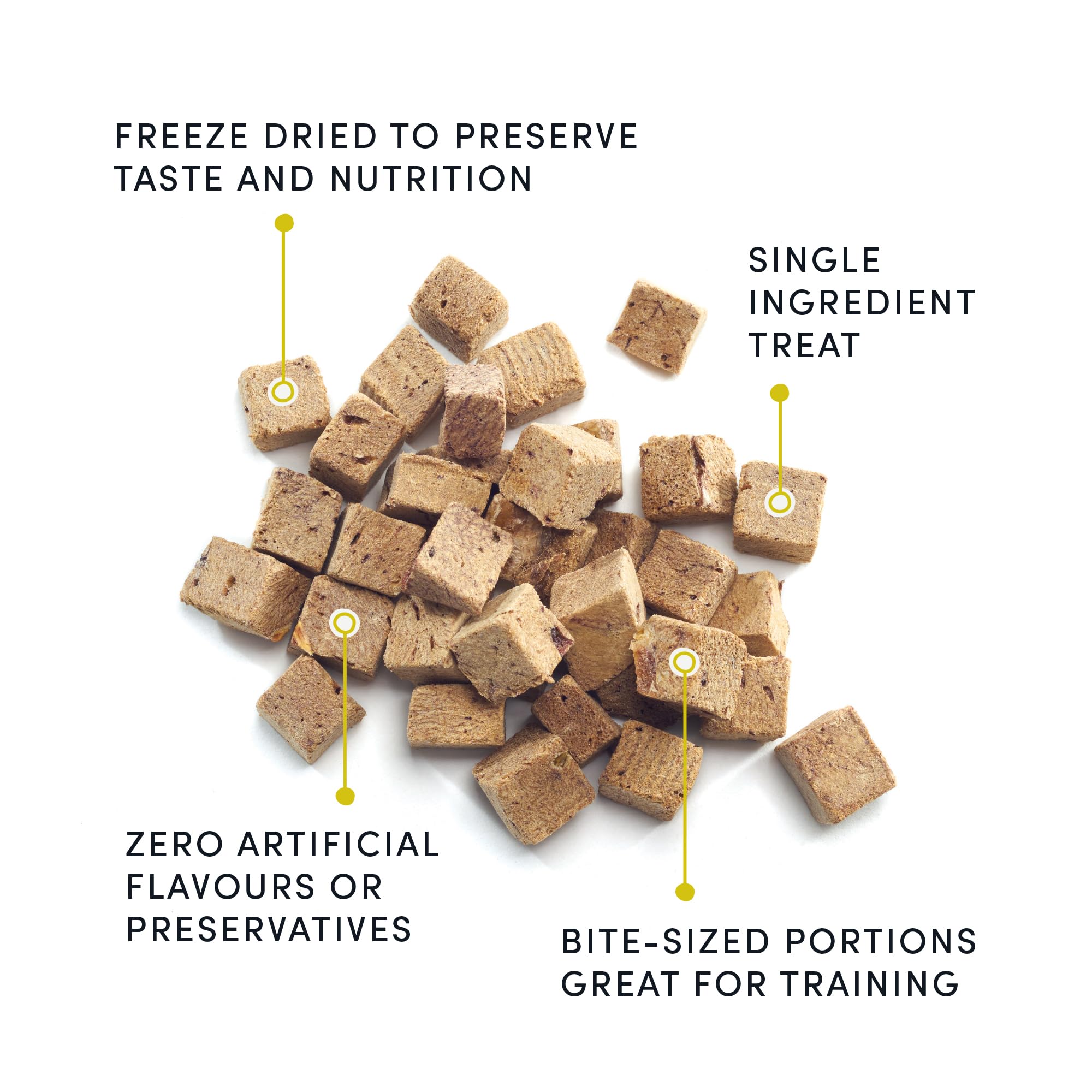 Texture croquante Crumps’ Naturals, idéal pour stimuler l’attention canine