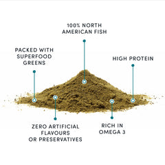 Crumps' Naturals, super-aliments et poisson comme topping léger.