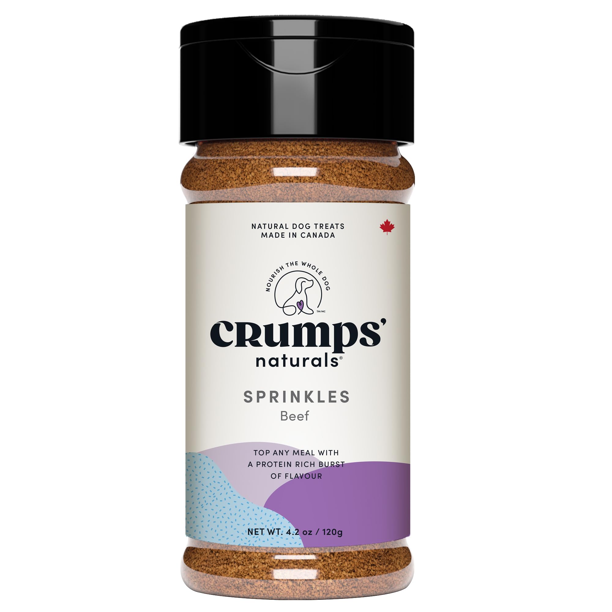 Crumps’ Naturals foie de boeuf garniture dans bouteille, complément naturel.