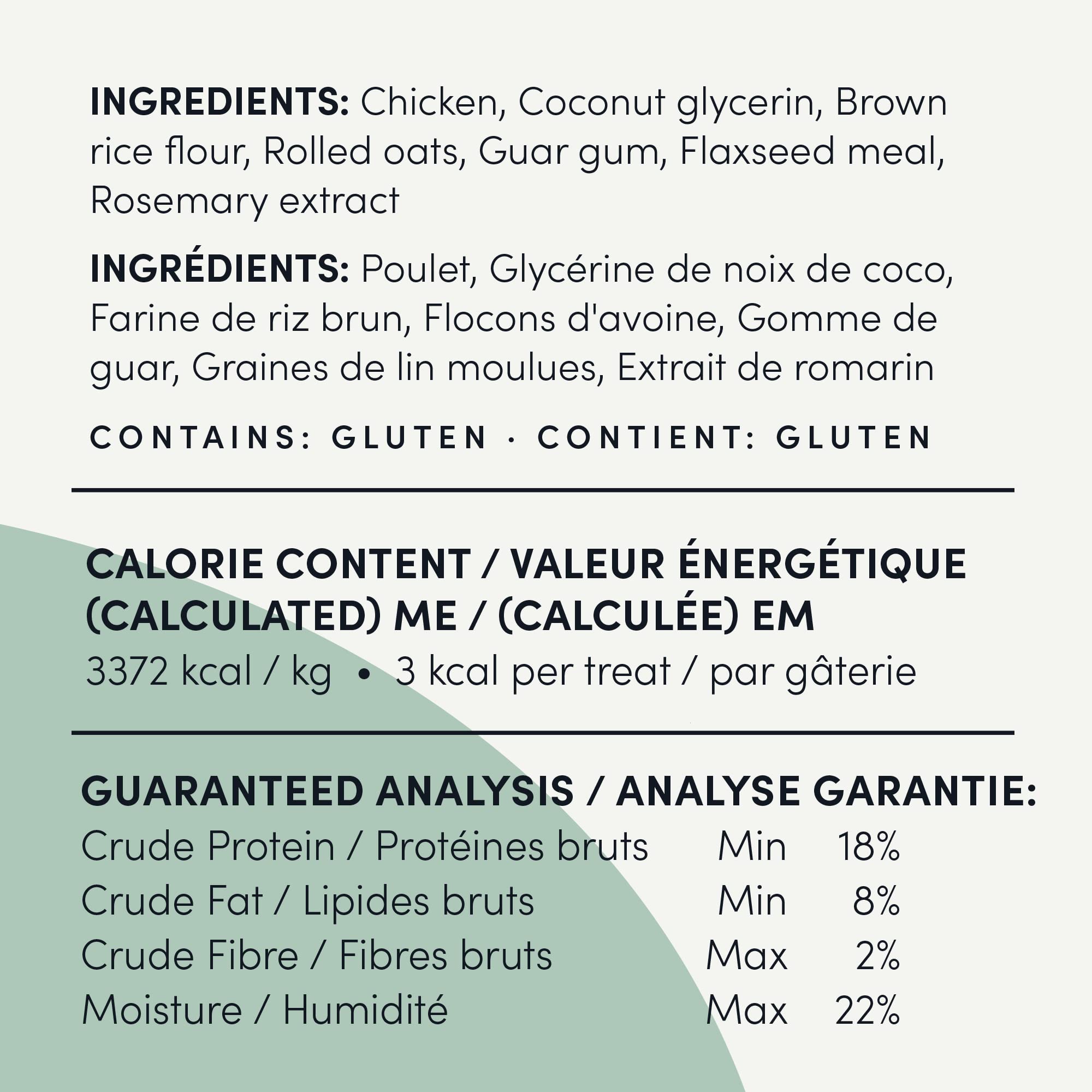 Crumps’ Naturals Mini Trainer bouchées poulet semi-humides, texture agréable pour l'entraînement