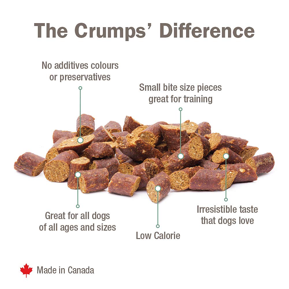 Crumps’ Naturals Mini Trainer ingrédients limités, choix simple et naturel