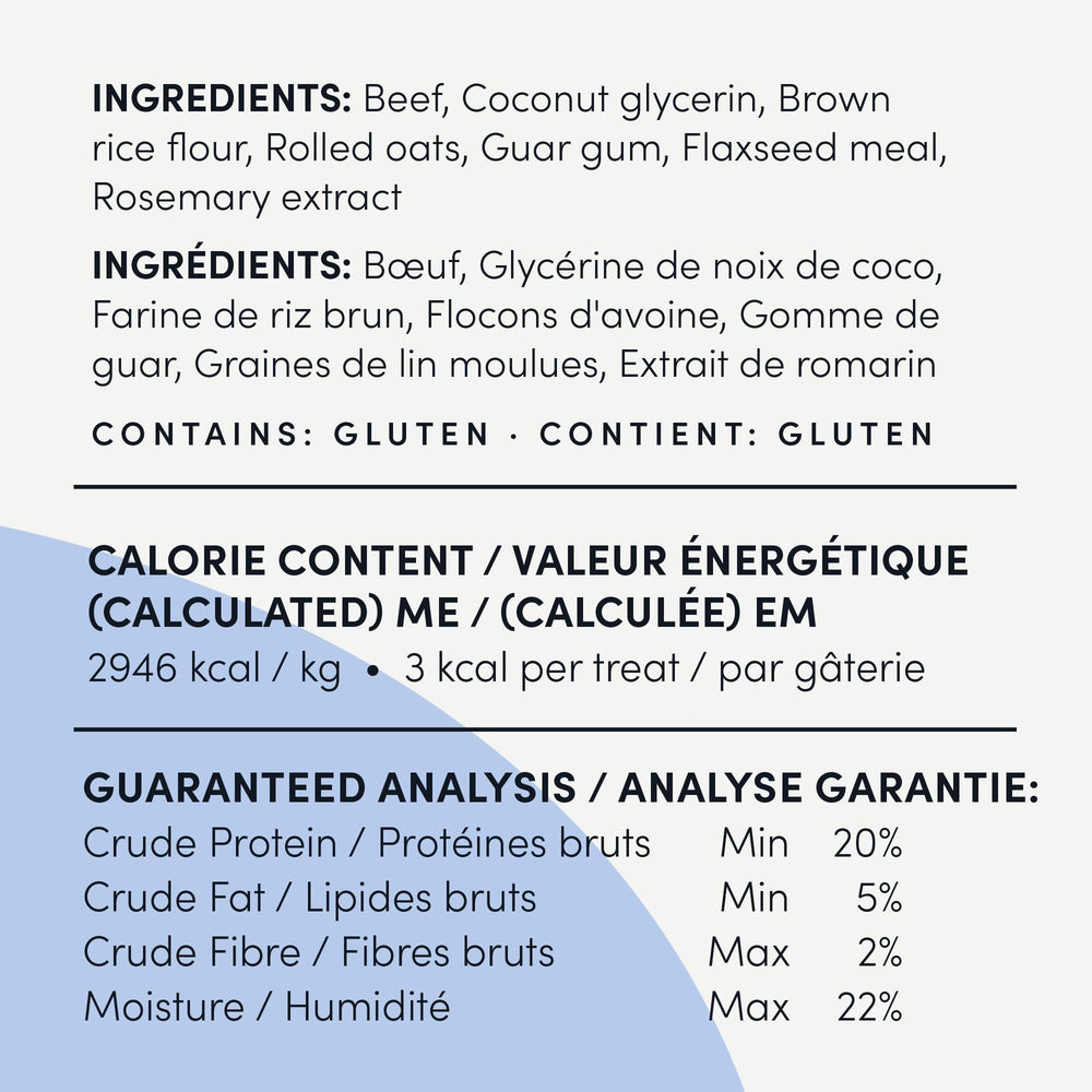 Mini Trainers Crumps’ Naturals au bœuf – pack-shot du produit