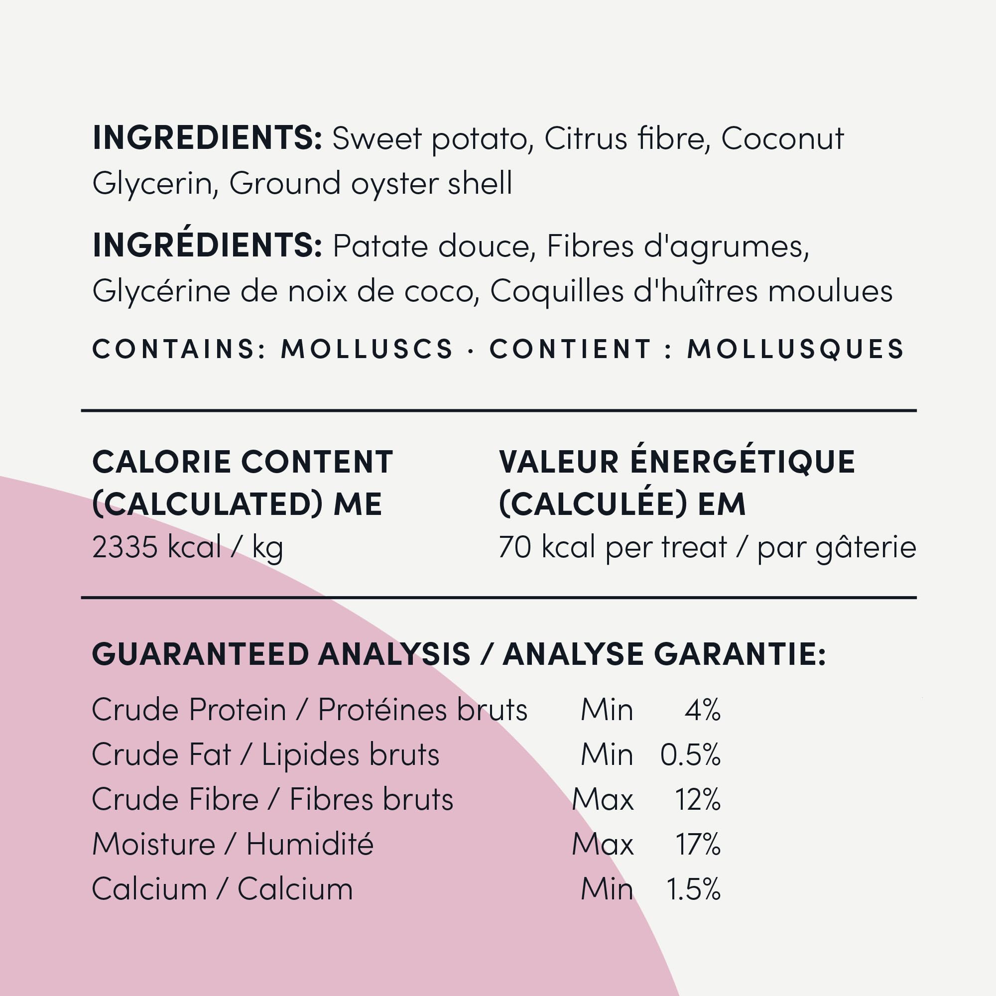 Fabrication au Canada Crumps’ Naturals Plaque Busters pour qualité locale.