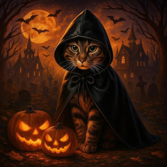 CRYO BOX costume Halloween chat prêt pour les photos et les fêtes