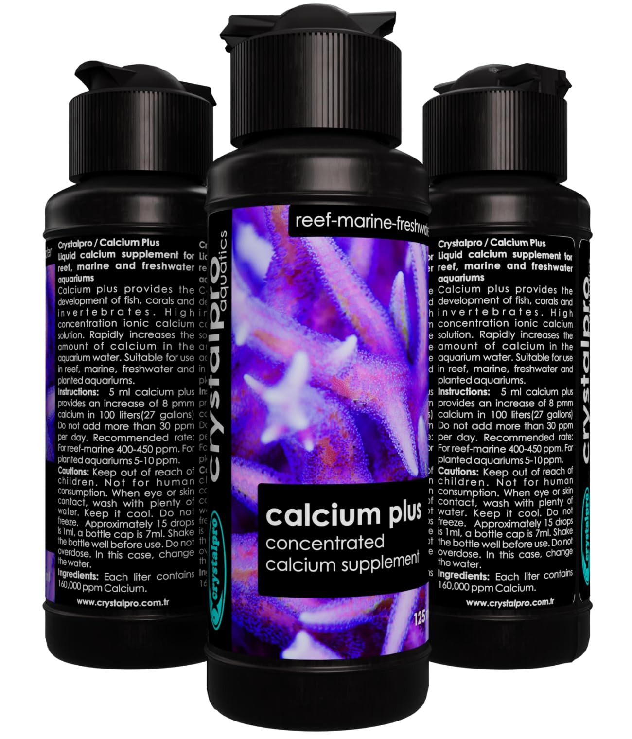 Crystalpro Calcium Plus, goutte mesure facilite le dosage du calcium.