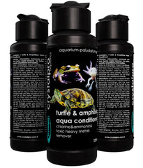 Conditionneur Crystalpro — étiquette montrant les indications pour terrarium et aquarium.