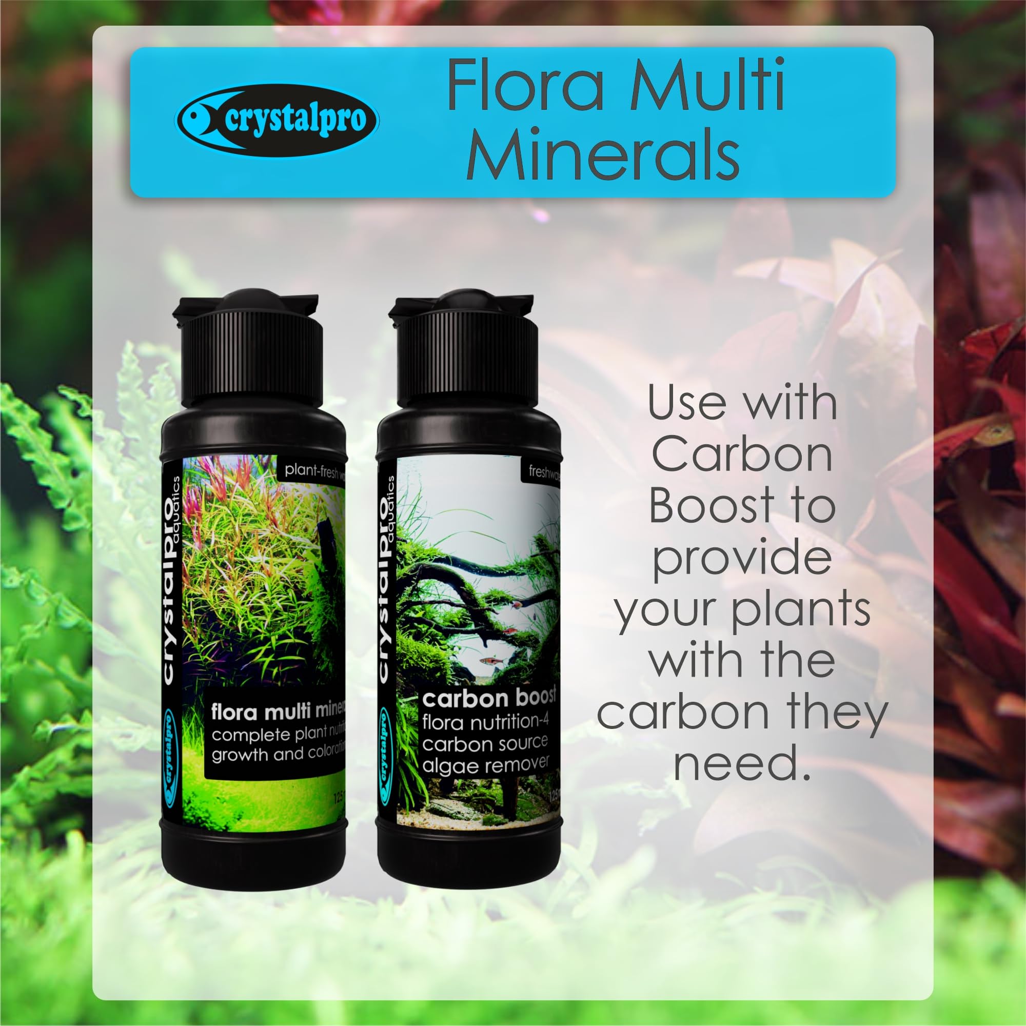 Crystalpro Flora Multi Minerals, couleurs des feuilles plus vives sans exce8s