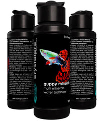 Crystalpro Guppy Minerals, eau minéralisée pour guppys et plantes.