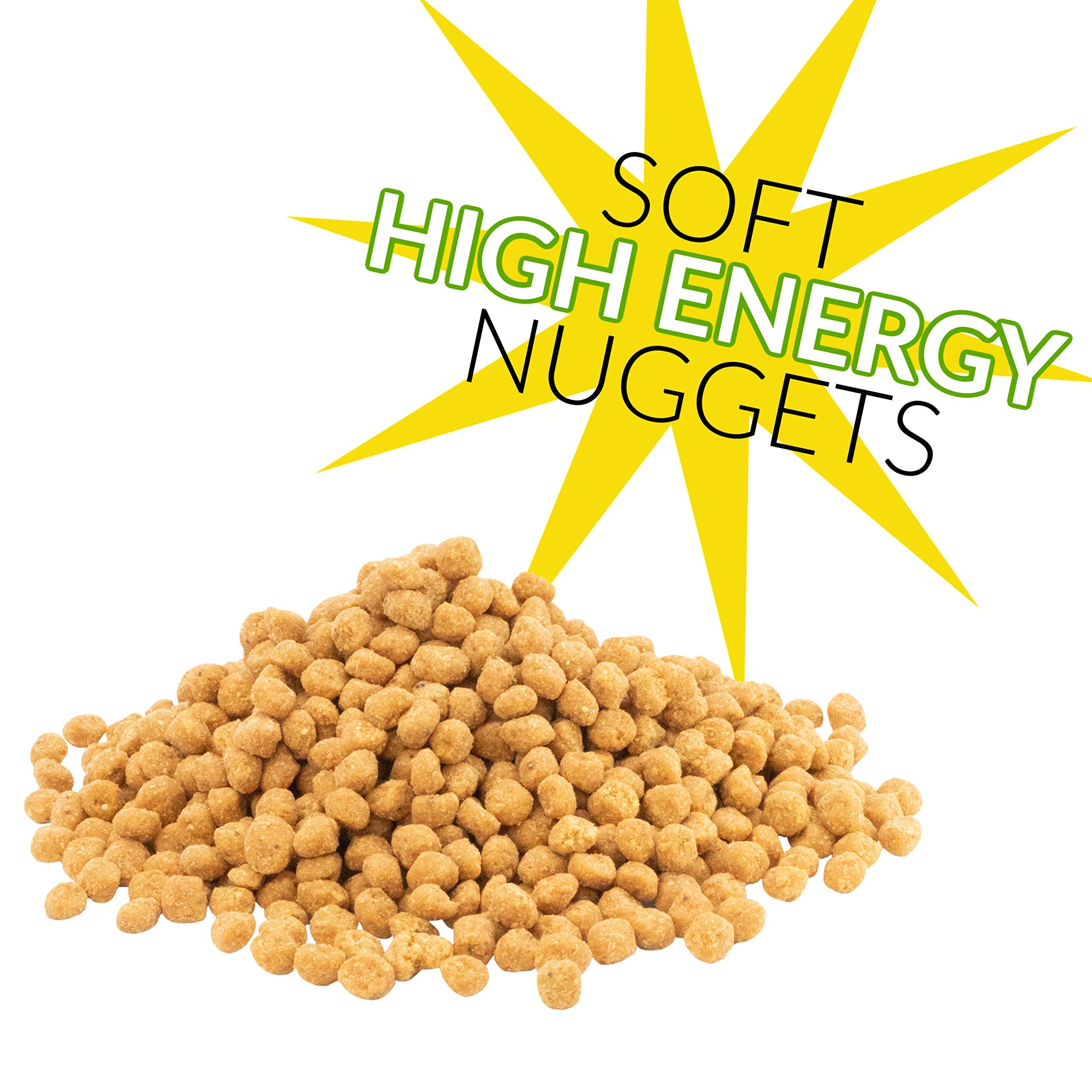 Dispersion sans gaspillage grâce à la forme des nuggets.