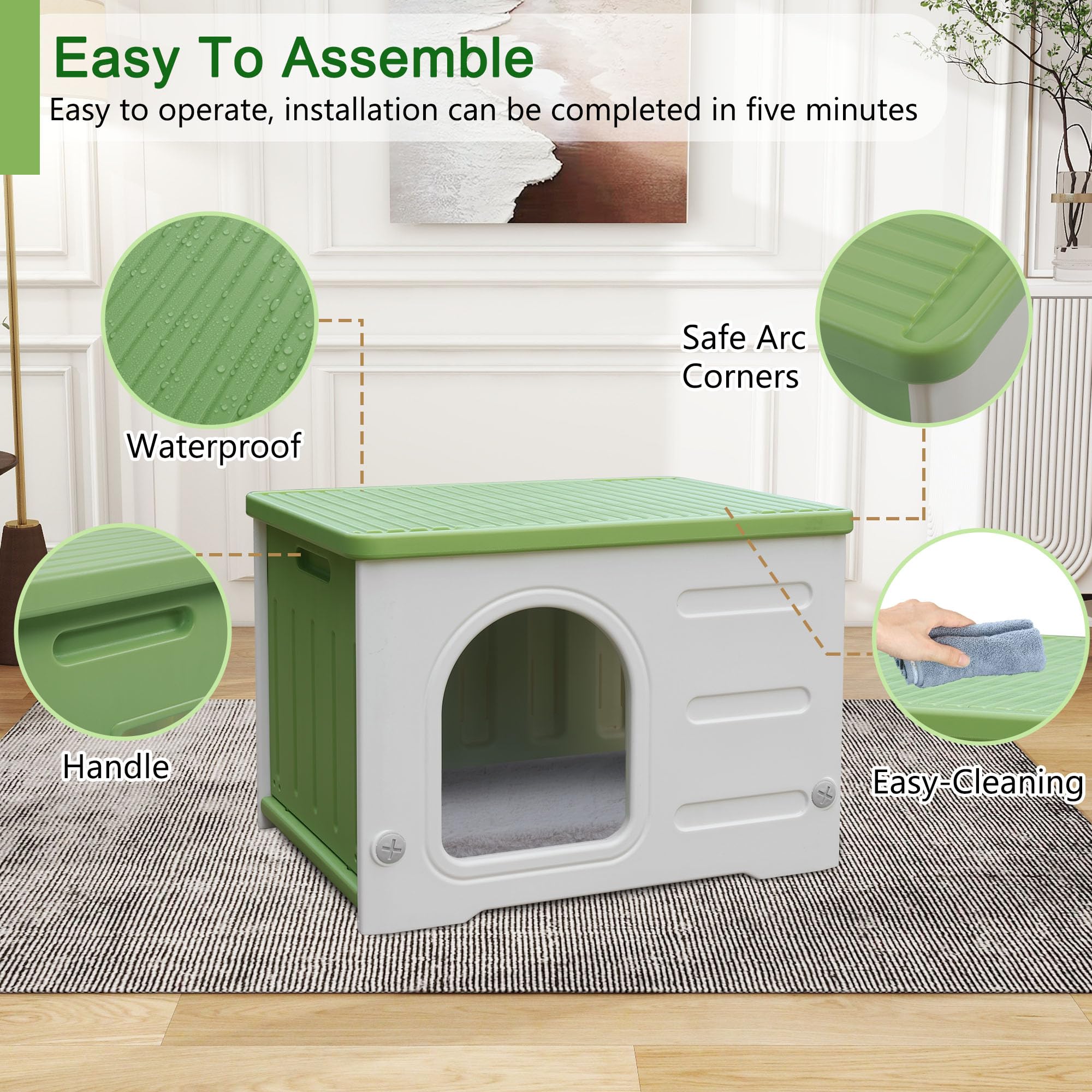 CSQOO etages-multi-cabane-chat: configuration empilable pour plus d’espace.