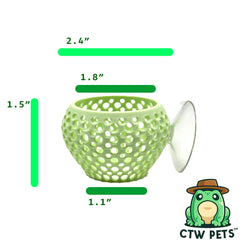 CTWPets Betta Bulb Hide avec ventouse, fixation sur paroi en verre