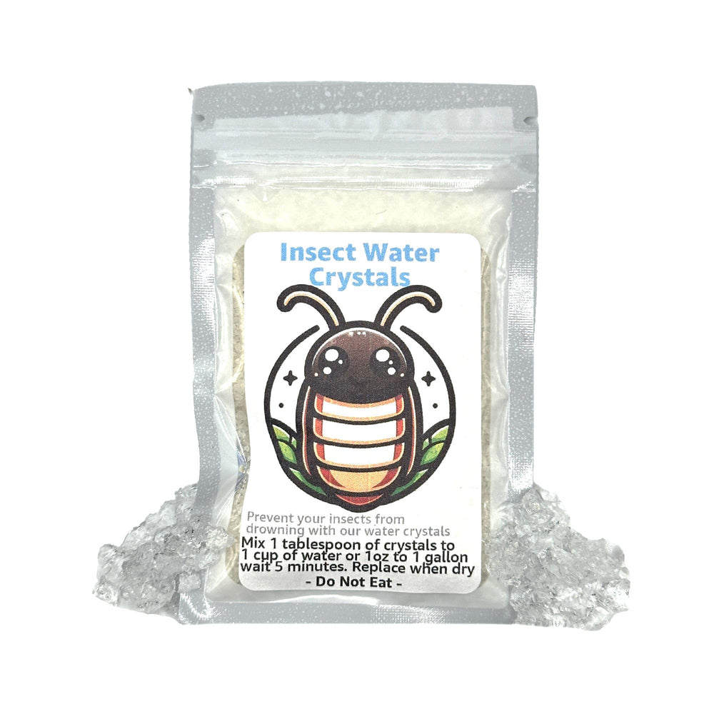 CTWPets cristaux d'hydratation emballage 1oz — source hydratation naturelle pour insectes