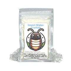 CTWPets cristaux d'hydratation emballage 1oz — source hydratation naturelle pour insectes