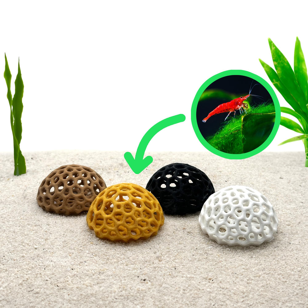 CTWPets cache-crevettes blanc, usage pratique, facile à nettoyer et entretenir régulièrement.