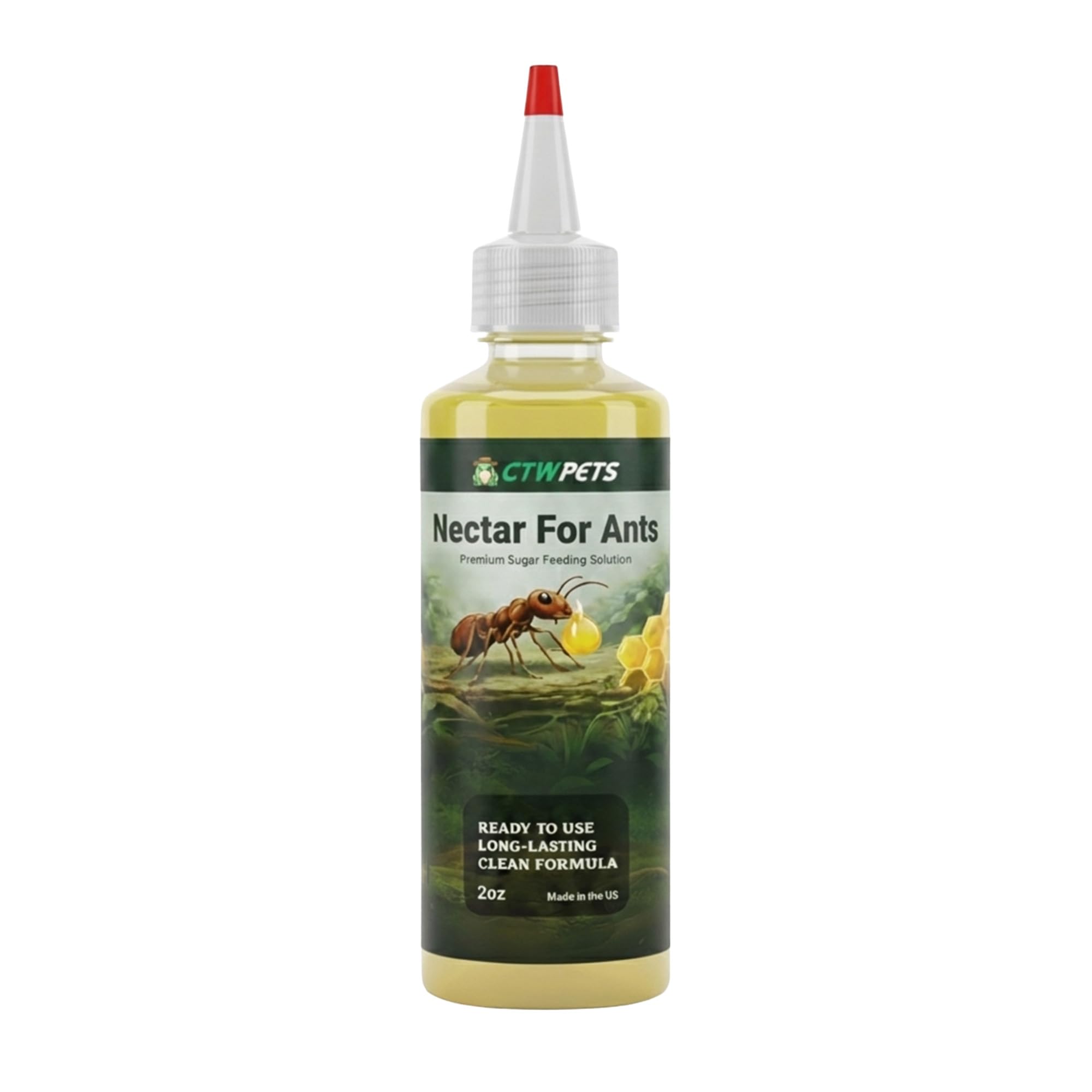 CTWPets Golden Nectar bouteille prête à l’emploi pour nourrir les fourmis