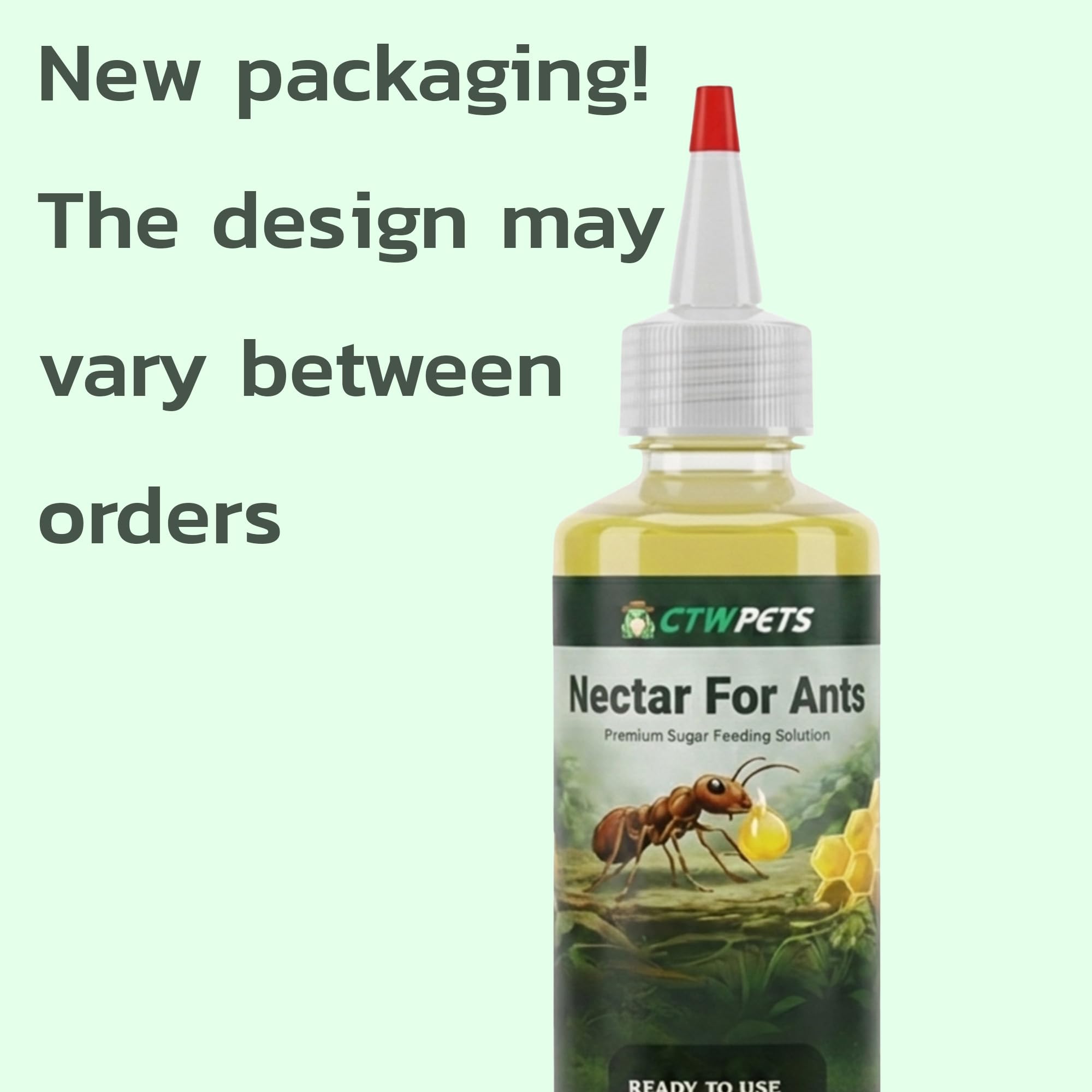 CTWPets Golden Nectar nourrit une colonie de fourmis avec une source fluide pratique