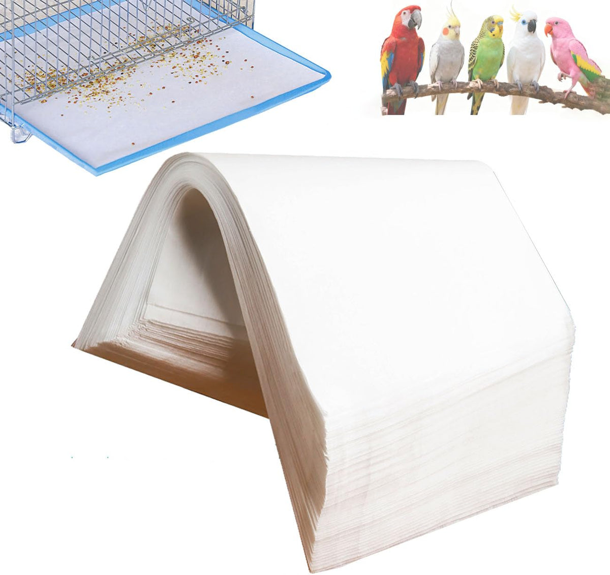 CuaxTume liner cage 11x20 – premier plan, feuille non tissée résistante et absorbante
