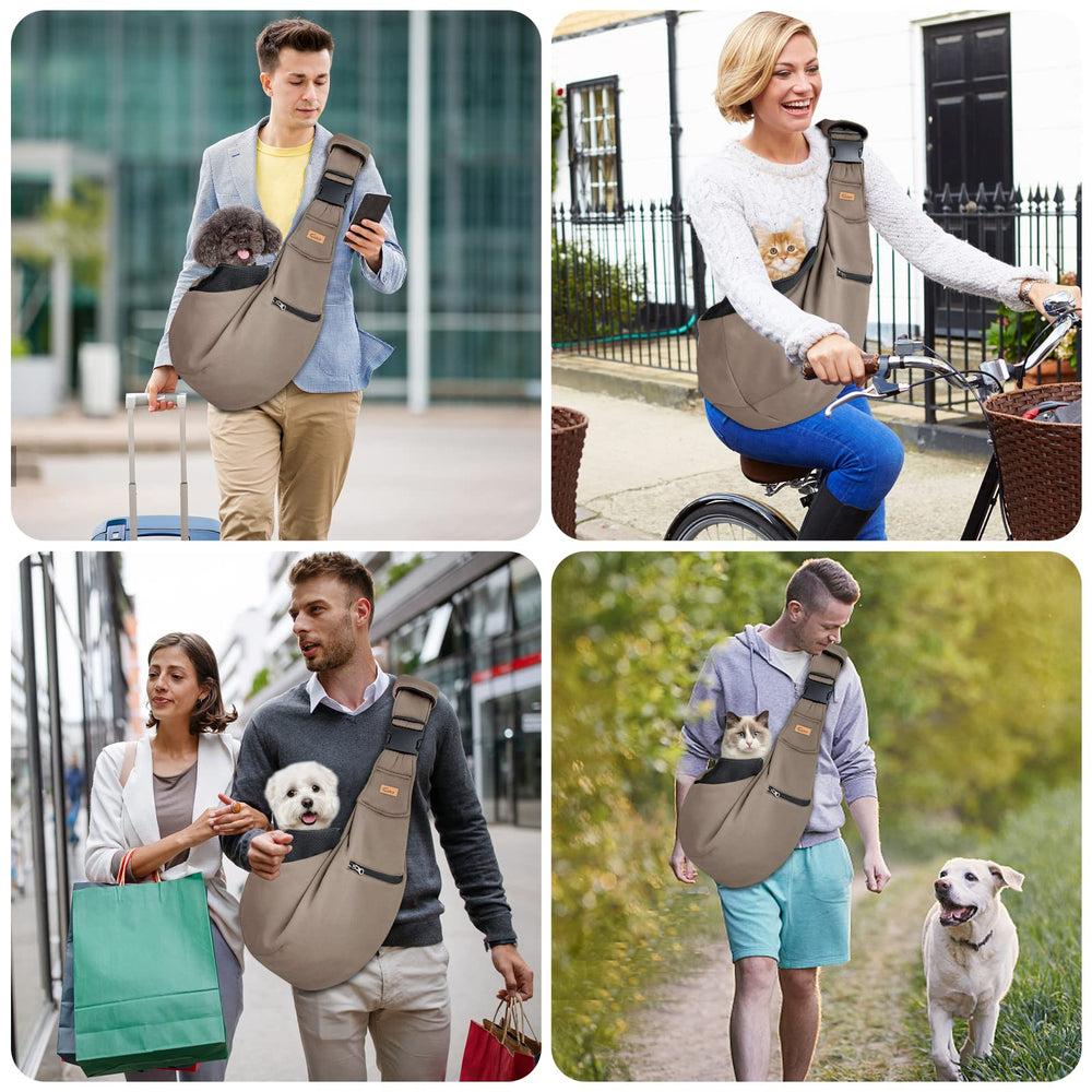 Cuby sling poches grandes pour clés et téléphone facilement accessibles.
