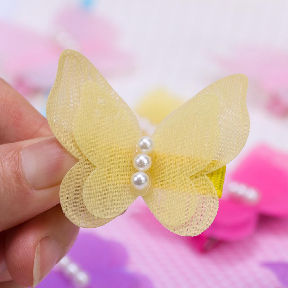 Clip papillon perle de Cuchenhuan parfait pour améliorer le look quotidien.