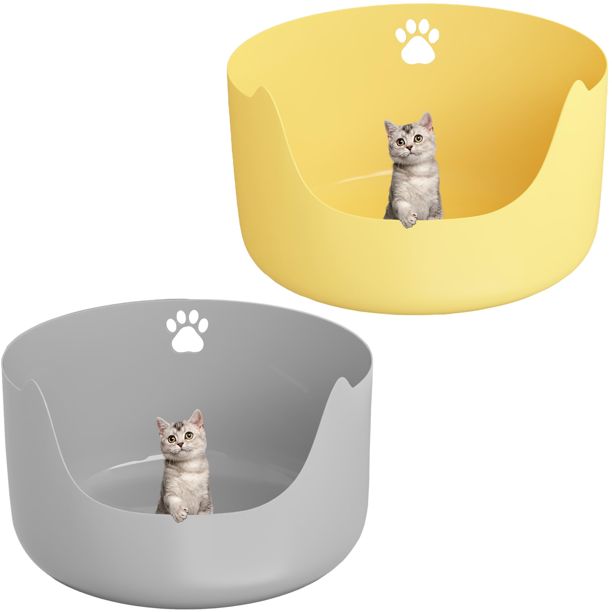 Cuddpaw grand format avec bords hauts limitant les éclaboussures.