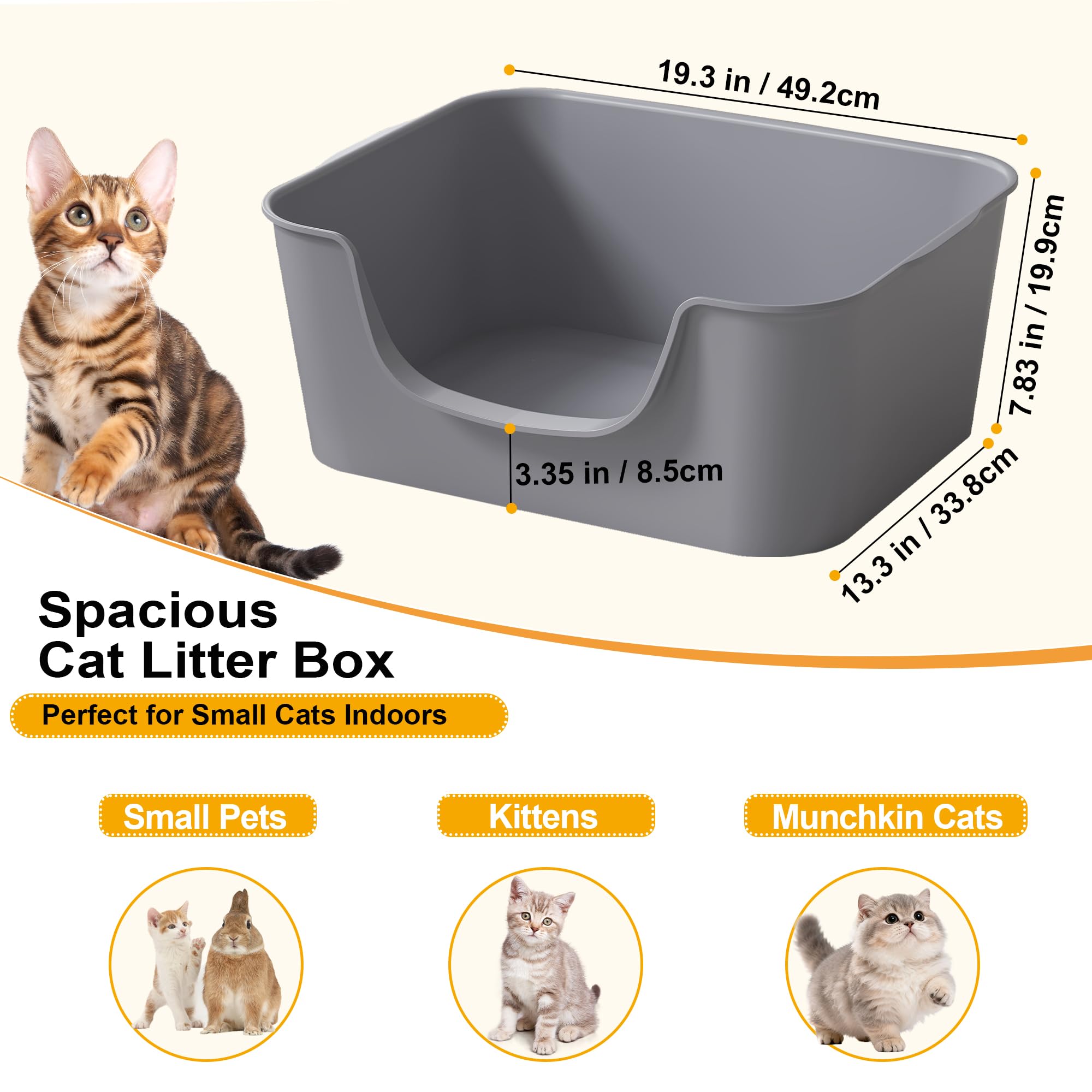 Cuddpaw Litiere entree-faible ideale pour chatons et chats seniors.