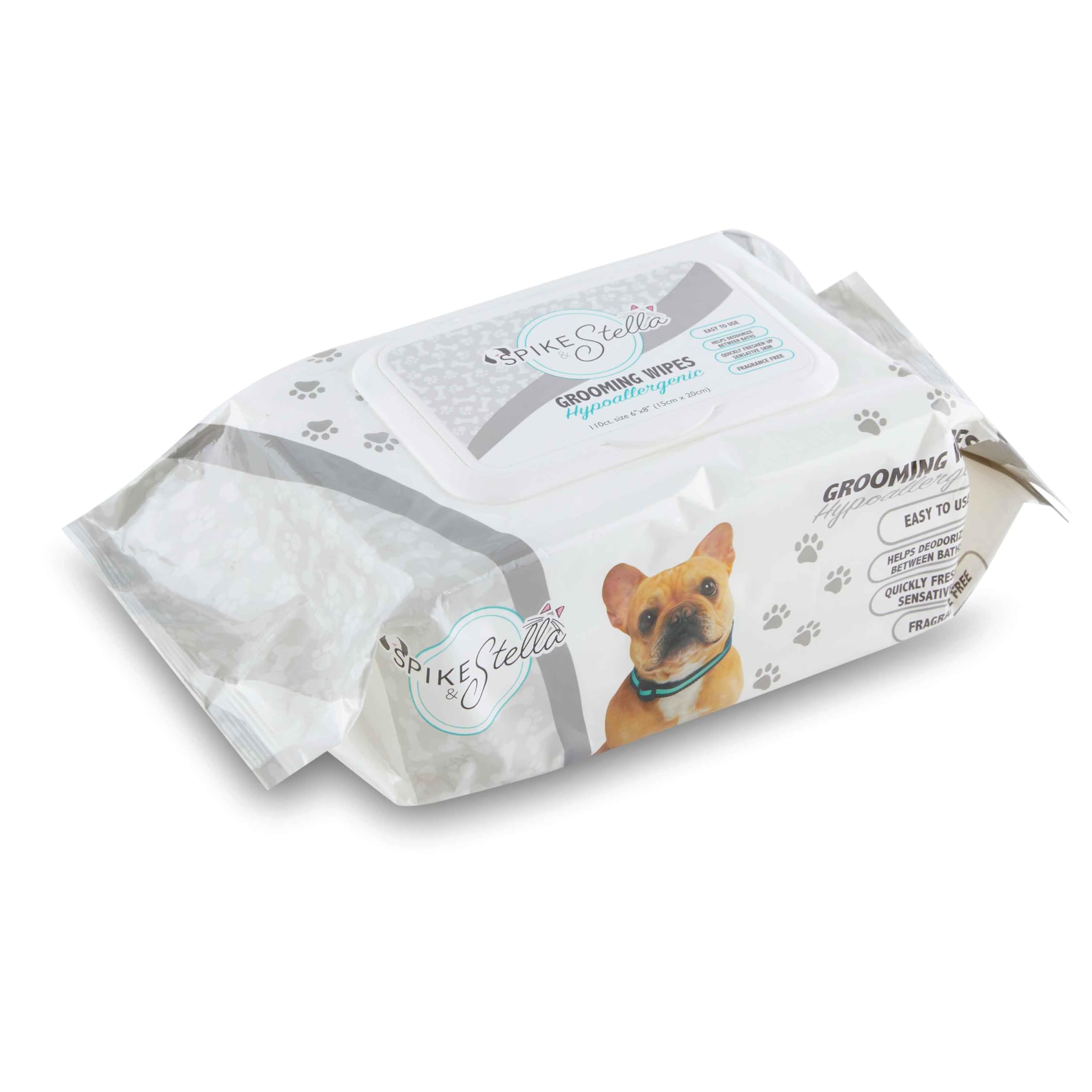 Lingettes cudlie grande aloé vera pour chiens et chats à domicile.