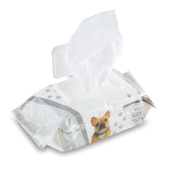 Lingettes cudlie pack fermé lavande pour nettoyer rapidement votre chien.