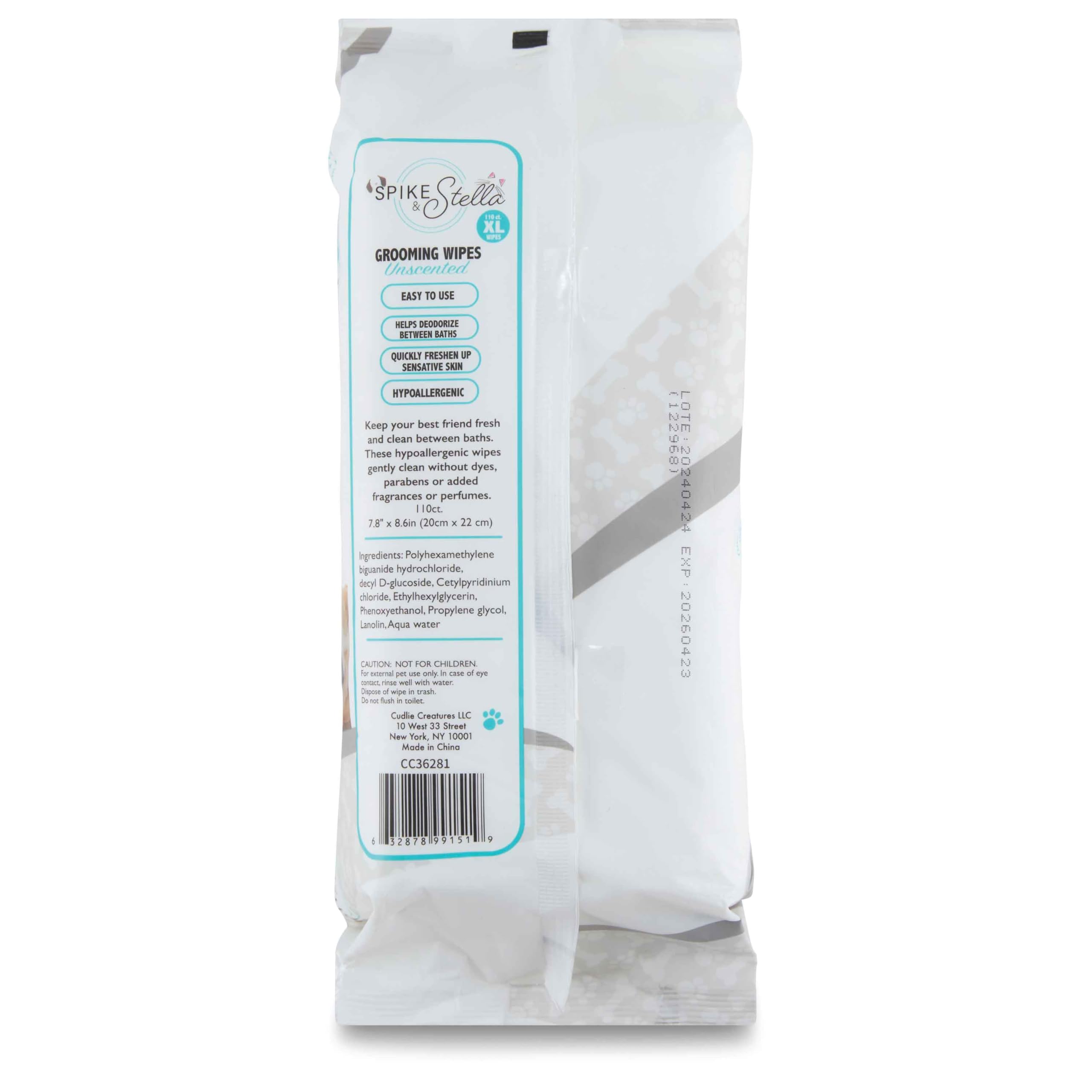 Lingettes Cudlie format extra-large aloé, hydratation légère