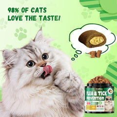 Cudory friandises poulet crémeux : chat approuve le goût.
