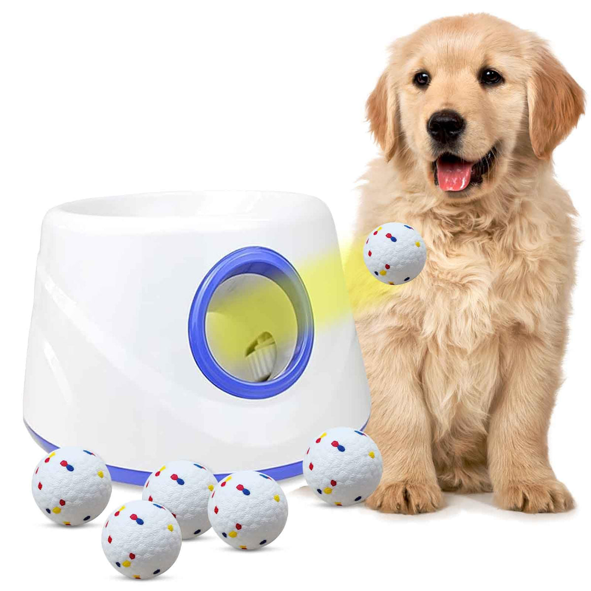 Cuelab lanceur-balle-chien-interieur-exterieur : jeu interactif pour chien.