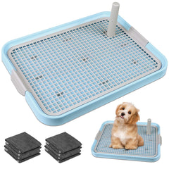 CUHIOY pottray bleu 20x14: vue frontale pour apprentissage propre