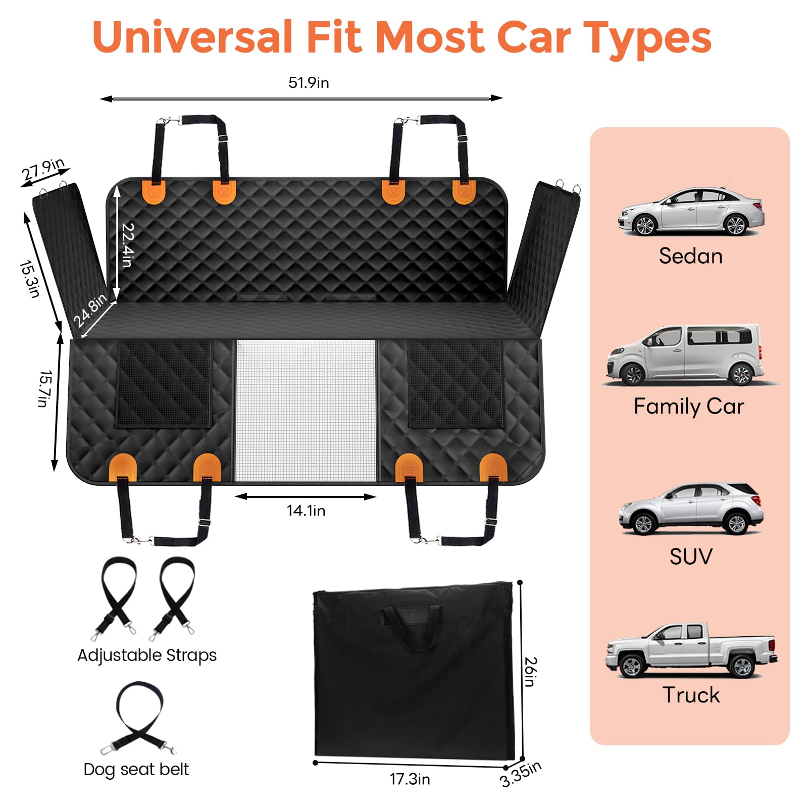 CUIOFREE: compatibilité universelle avec berlines, VUS et camions.