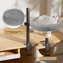 Cuipingoo lit-chat montage-sans-percage: installation rapide sans percer le bureau.