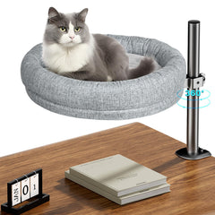 Cuipingoo lit-chat rotation-360: le support tourne pour suivre les mouvements du chat.
