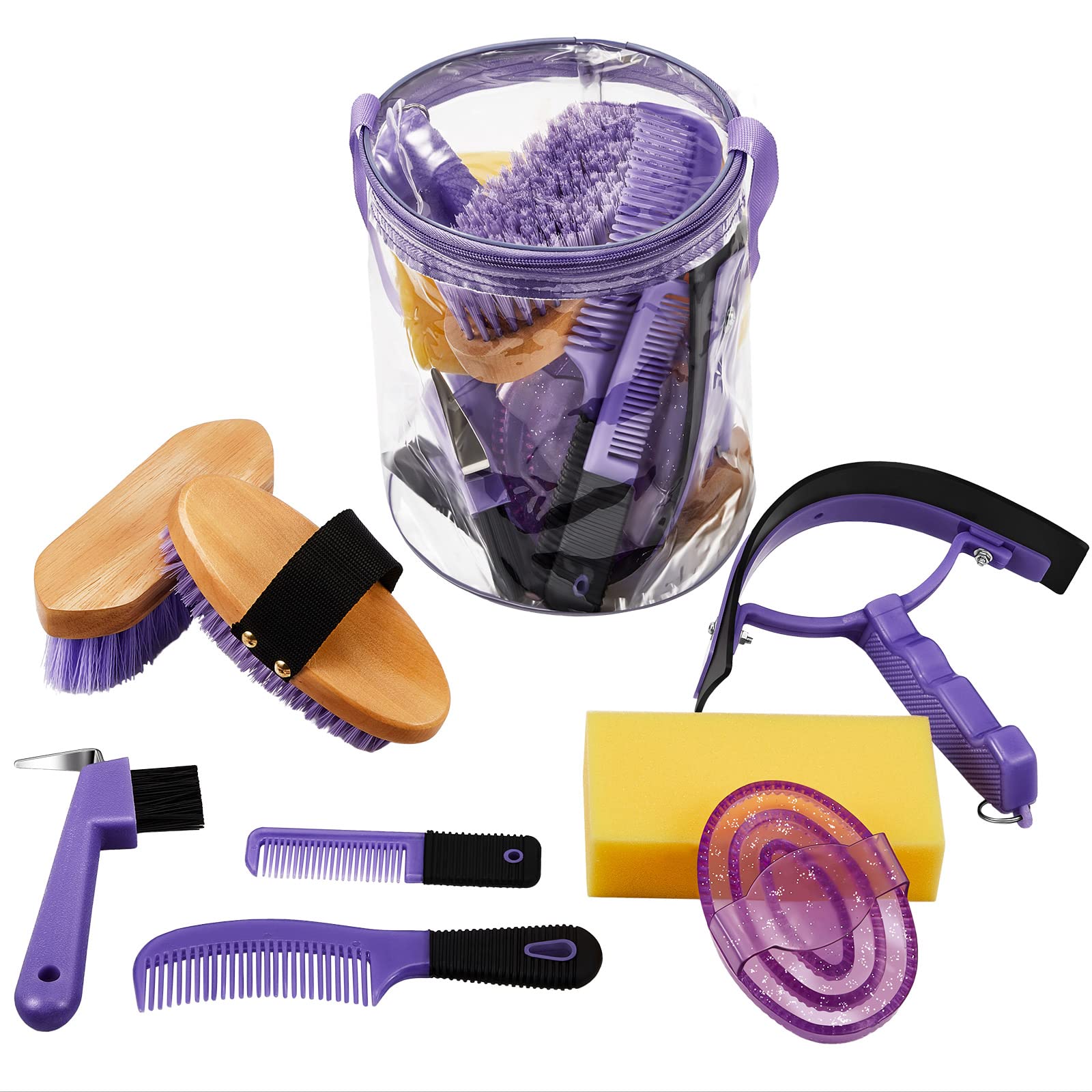 Kit Cunhill de soins cheval avec sac pratique et rangement