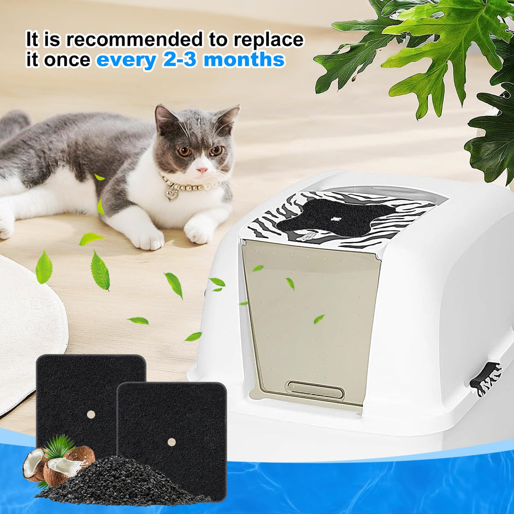 Filtre pré-découpé et adaptable pour d’autres boîtes à litière
