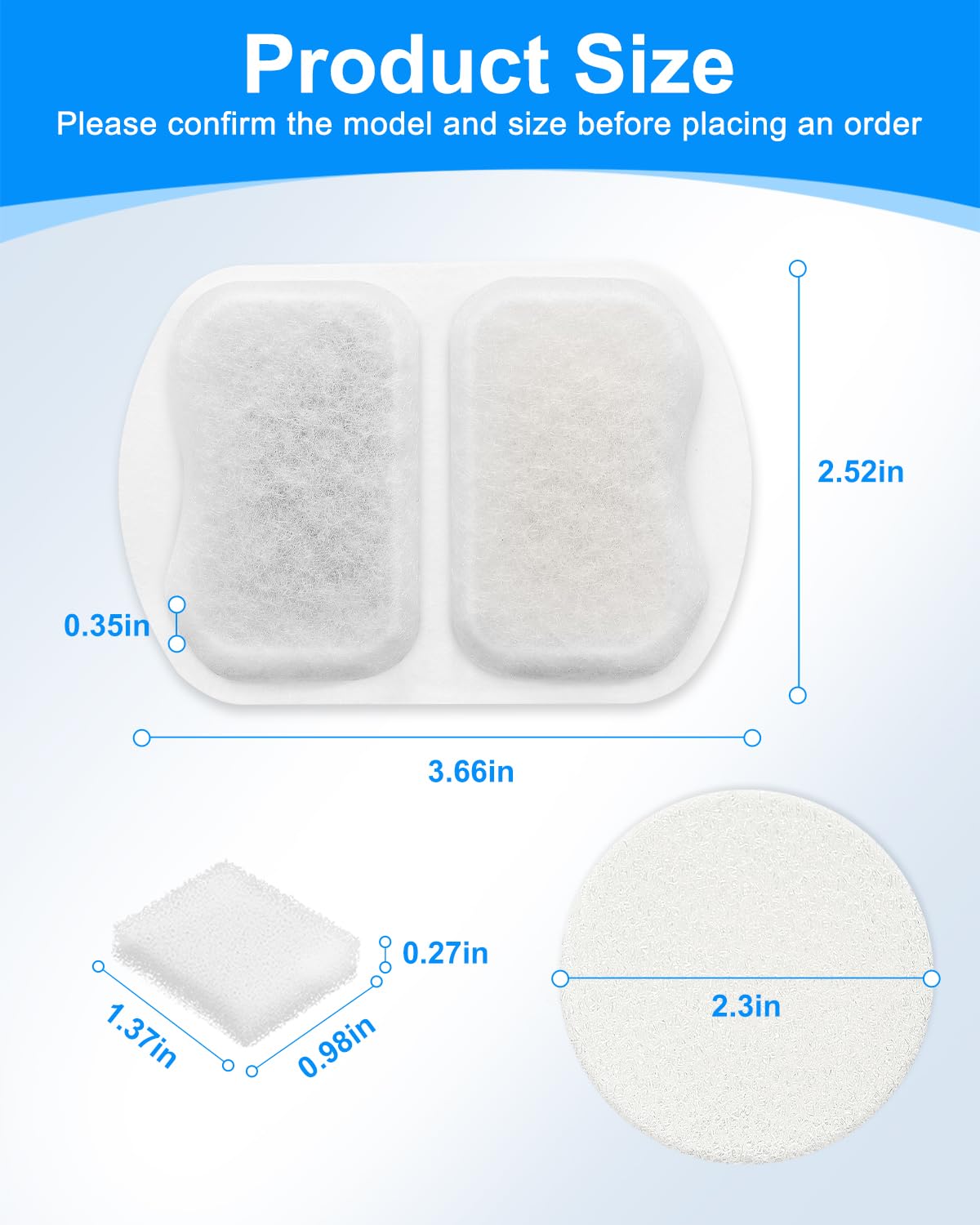 Système de filtration Cunina à 5 couches, réduit odeurs et métaux potentiels.