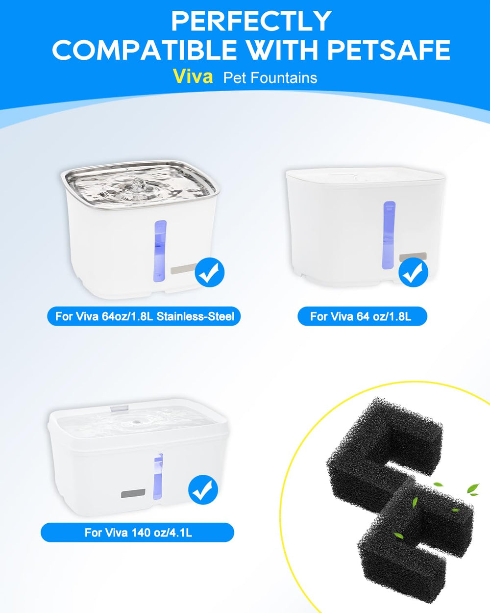 Filtration triple Cunina coton-charbon-resine pour eau plus propre.