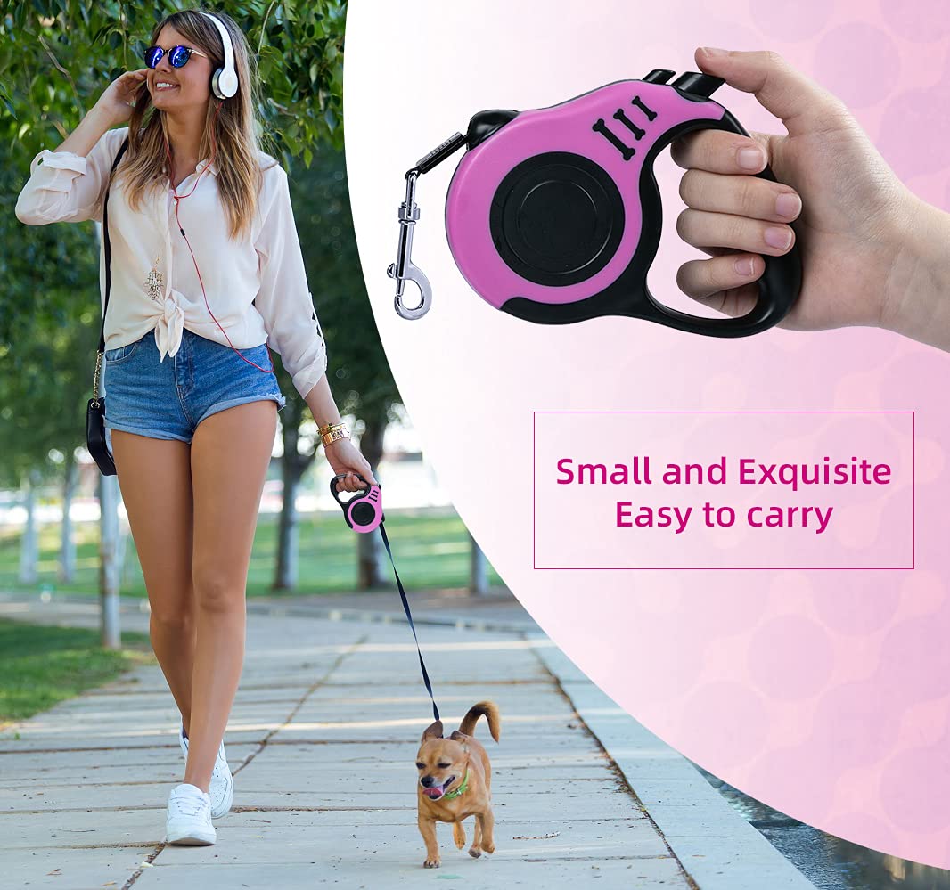 Cupdarow Laisse retractable durable résistante aux intempéries pour usage quotidien.
