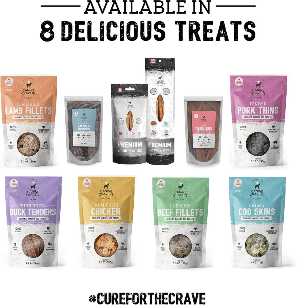 CURE FOR THE CRAVE CANINE CRAVERS : morceaux faciles à casser pour l'entraînement quotidien.